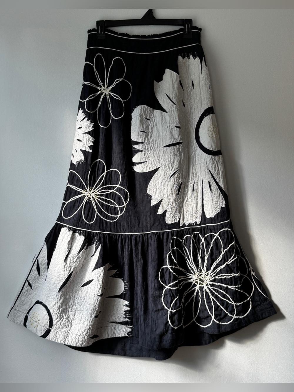 Anthropologie x Maeve Tiered Floral Skirt Womens Size S